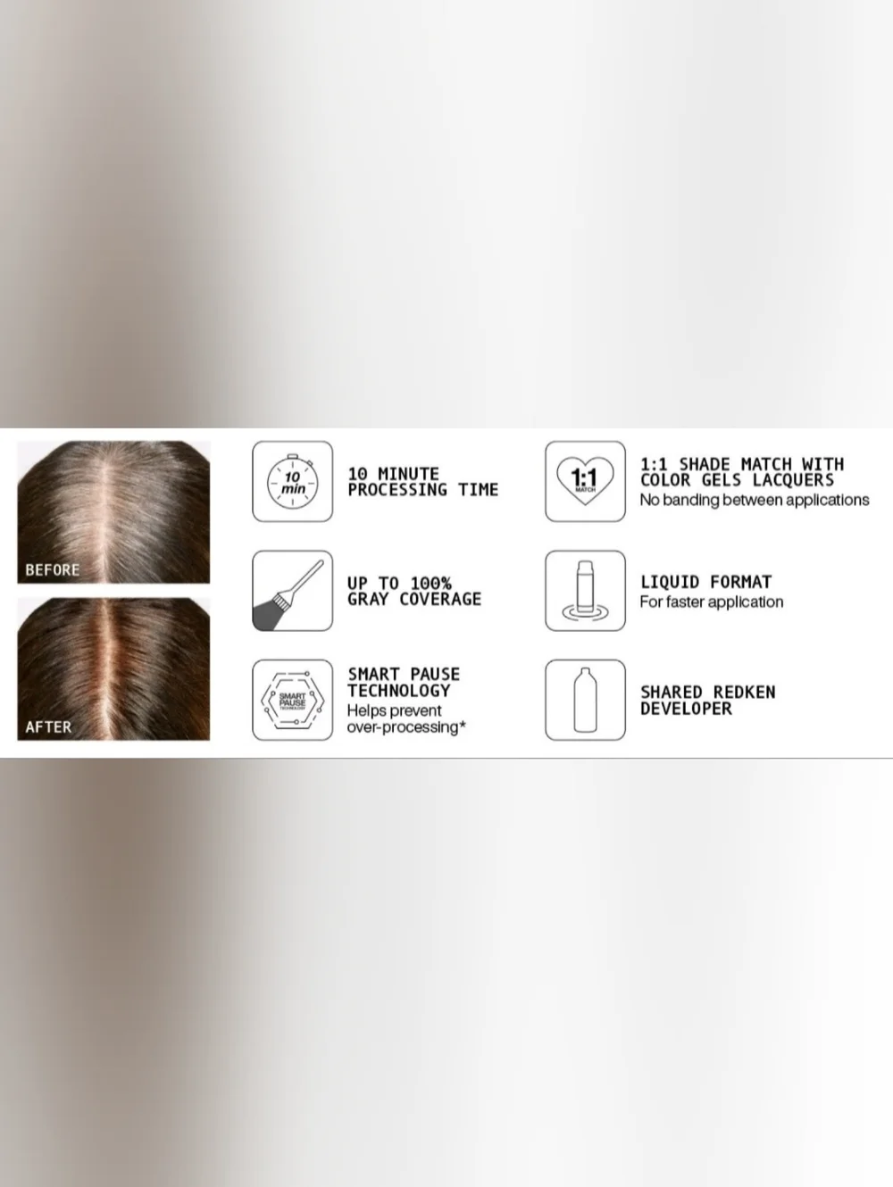 New! Redken Color Gel Lacquers 10 min 5N 